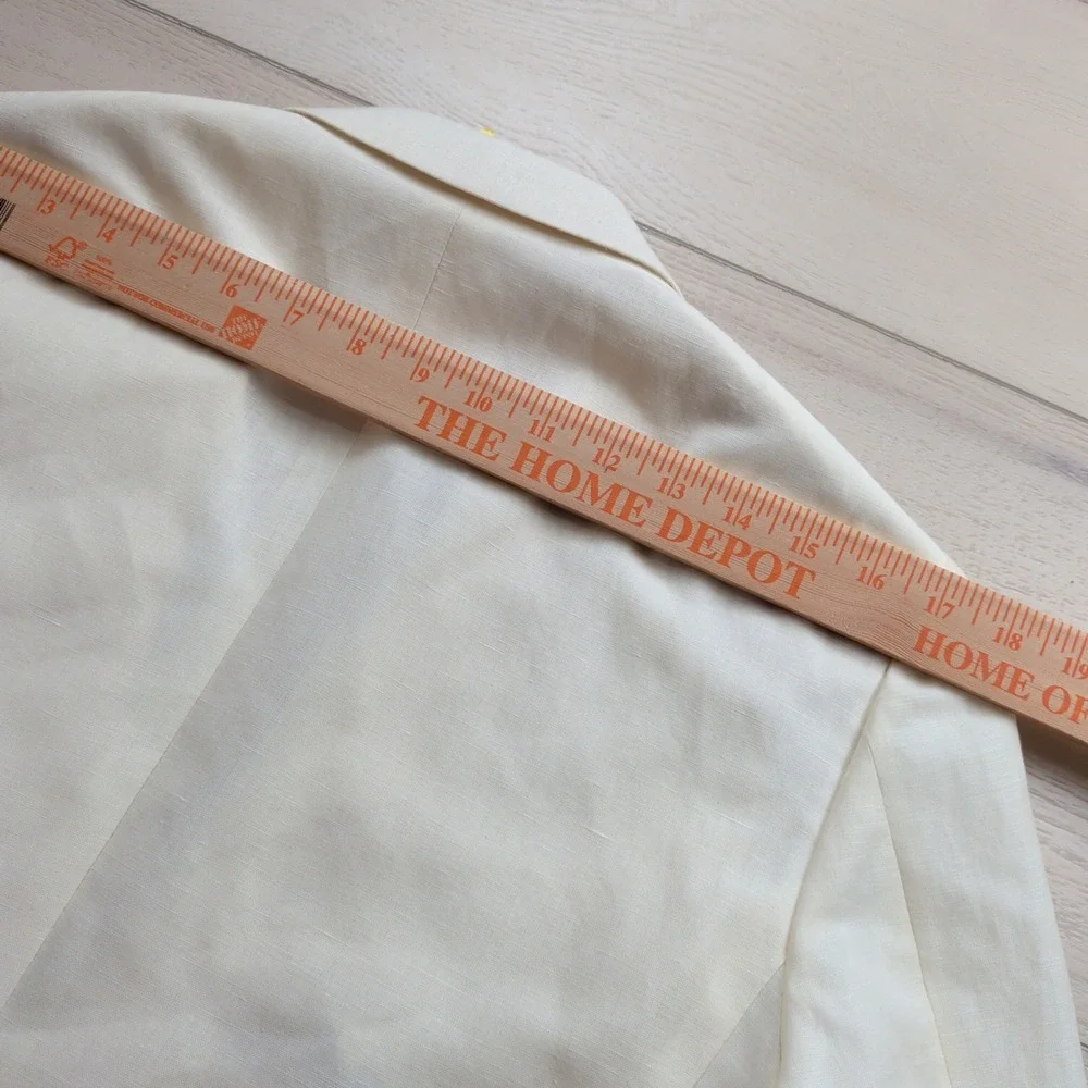 Suitsupply Verona Tuxedo Dinner Jacket Mens 36R Slim Off White Wool Linen VBC